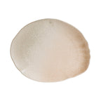 Thumbnail image #1 for Global Tableware Collective Bonna, Tone BNSHATON30OV Oval Porcelain Plate, 11.81 x 10.28 in, Sahara