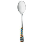 Thumbnail image #1 for Reserve by Libbey - Pebblestone 702 001 Teaspoon, 6-1/8" Micro-Burnt Finish Handle, 18/8 Stainless Steel