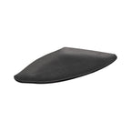 Thumbnail image #1 for CAC China Duke XDUK-T12 12-Inch Triangular Melamine Plate, Matte Black Case of 2 Dozen