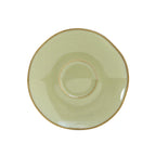 Thumbnail image #1 for Tuxton China Artisan GAS-084 Ceramic Saucer, 6-3/8" Diameter, Round, Sagebrush Case of 2 Dozen