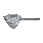 Thumbnail image #1 for CAC China KUSN-10 10" Stainless Steel Chinois/Bouillon Strainer, Extra-Fine Mesh, Front Clip & Handle Case of 12