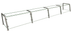 Thumbnail image #2 for Hatco Flav-R-Shield EP22 Full-Service Pass-Over Sneeze Guard, 4-Bay, 132-Inch Wide