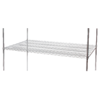 Thumbnail image #1 for Tarrison Products Ltd. TS-S1854C Chrome Wire Shelf, 54"W x 18"D, 800 lb Capacity, Includes Plastic Clips