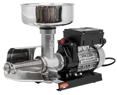 Product image #2 for Trento Electric Tomato Squeezer with 18/10 Stainless Steel Cone, Funnel and Drip Pan