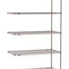 Thumbnail image #1 for Metro Super Erecta SE-1872K4-86-A5 Add-On Wire Shelving Unit, 72"W x 18"D x 86"H, 600 lb. capacity per shelf, 2000 lb. capacity per unit, 1" shelf