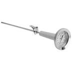 Thumbnail image #1 for AllPoints Foodservice Parts & Supplies 621022 Fryer Thermometer, 2-1/2" Dial, 15" Stem, 50°-550°F, Adjustable Clip