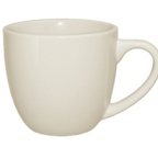 Thumbnail image #1 for International Tableware Roma RO-58 16 oz Ceramic Cappuccino Cup with Handle, American White Case of 2 Dozen