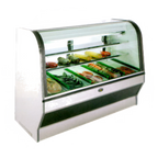 Thumbnail image #1 for Marc Refrigeration HS-8R 96" Meat/Deli Display Case, Curved Triple-Pane Glass, 4 Rear Doors, Remote Refrigeration