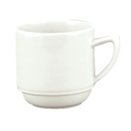 Thumbnail image #1 for Libbey Schonwald, Avanti Gusto 9195628 Porcelain Footed Mug, 9-1/2 oz., Stackable, Round