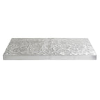 Thumbnail image #1 for TableCraft Products CWAL61RSA Rectangular Aluminum Table Cover, 72-1/2" x 30-1/2" x 2-3/4", Random Swirl Finish