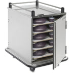 Thumbnail image #1 for Dinex Tvl DXPTVL2T1D10 Tray Delivery Cart, 1 Door, 1 Compartment, 10-Tray Capacity, Stainless Steel