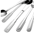 Thumbnail image #2 for 1880 Hospitality Cityscape by Oneida® 2507SRBF Bouillon Soup Spoon, 6-3/4", Round Bowl, 18/10 Stainless Steel Pack of 3 Dozen