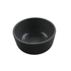 Thumbnail image #1 for G.E.T. Roca Glazed RR-3-GRS/BKM 3 oz Round Melamine Dish, Gray Gloss/Black Matte Case of 6 Dozen