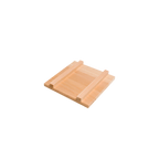 Thumbnail image #1 for Korin Inc TK-301-02-21 Square Flat Wood Egg Pan Lid, 8-1/4 Inch
