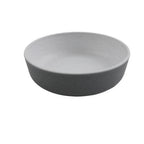 Thumbnail image #1 for G.E.T. RB-7-WM/GRM Low Street Bowl, 24 oz, 7-inch Diameter, Melamine, White Matte Interior and Gray Matte Exterior 1 Dozen
