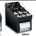 Thumbnail image #4 for Dispense-Rite Countertop Silverware, Condiment, and Napkin Organizer with Flatware Holders, Black Polystyrene