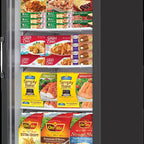 Thumbnail image #5 for Everest Refrigeration EMGF23B 23 Cu. Ft. One-Section Reach-In Glass Door Merchandiser Freezer, Black, Bottom-Mounted