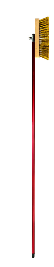 Marra Forni Adjustable Copper Bristle Cleaning Brush with 59-Inch Handle