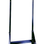 Thumbnail image #1 for Quantum QFS148 Single-Sided Tip-Out Bin Floor Stand, 14-Gauge Steel, Black Coated, 10"D x 23-5/8"W x 52"H