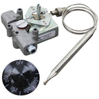 Thumbnail image #1 for AllPoints Foodservice Parts & Supplies 461627 Gas Equipment Thermostat with Dial, 200–400°F, 30-Inch Capillary