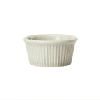 Thumbnail image #1 for Winco FRR-2-AW Fluted Porcelain Ramekin/Sauce Cup, 2 oz., American White, 2-5/8"W x 2-5/8"D x 1-1/2"H Case of 4 Dozen