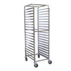 Thumbnail image #1 for GSW USA ASR-2022W Bun Pan Rack, Stainless Steel, Open Sides, 20-Pan Capacity, 2-1/2" Spacing, 6" Casters