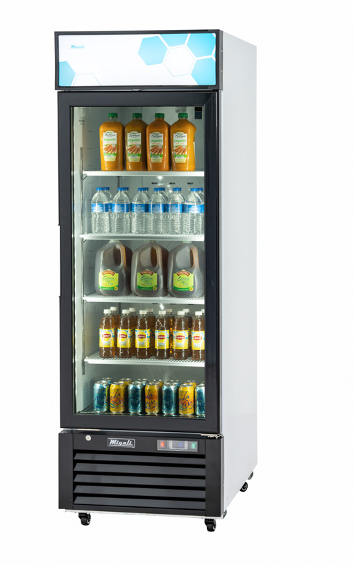 Product image #5 for Migali Competitor Series C-23RM-HC 23 Cu. Ft. One-Section Reach-In Glass Door Refrigerator Merchandiser