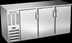 Thumbnail image #3 for Beverage-Air 72-Inch Three-Section Pass-Thru Back Bar Refrigerator with Solid Doors