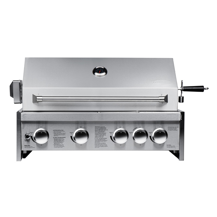 Product image #6 for KoolMore 30-Inch Built-In Liquid Propane Outdoor BBQ Grill with 5 Burners, Stainless Steel