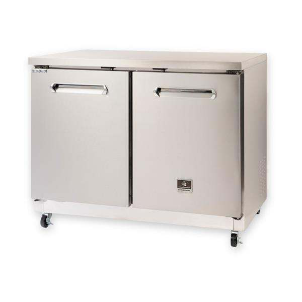 Product image #5 for Kelvinator Commercial 36-Inch ADA Height Undercounter Freezer, 2-Section, Self-Contained Rear-Mounted, 8.9 Cu. Ft.