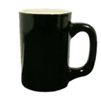 Thumbnail image #1 for Vertex China Vista LH-BKW China Log Home Coffee Mug, 11 oz, 3-Inch Round, Handle, Black/White Case of 3 Dozen