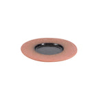 Thumbnail image #1 for Mikasa Hospitality ASH FERRO 5351295 ECOMADE Fero Ash Wide Rim Plate, 10.24"W x 10.24"D x 0.98"H, porcelain, ash Case of 4