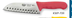 Thumbnail image #2 for Winco Stäl 7-Inch Santoku Knife with Granton Edge and Polypropylene Handle