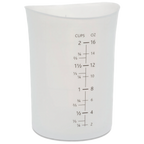 Thumbnail image #1 for JB Prince iSi U126 Flexible Silicone Measuring Cup, 2 Cup (16 oz.) Capacity, Heat Resistant