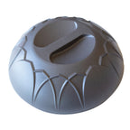 Thumbnail image #1 for Dinex Fenwick DX540044 Insulated Entree Dome, 10" Diameter, Double-Wall, Graphite Gray, Dishwasher Safe