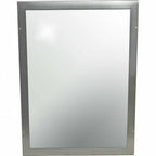 Thumbnail image #1 for AllPoints Foodservice Parts & Supplies 1412267 Vandal-Proof Restroom Mirror, 30 x 20 in, Stainless Steel Frame