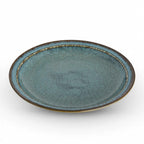 Thumbnail image #1 for Korin Inc PLS-171 Round Blue Autumn China Plate, 6-1/2-inch Diameter
