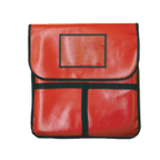 Thumbnail image #1 for Thunder Group PLPB018 Insulated Red Pizza Delivery Bag, 18 x 18 x 5 in, Holds Two 16-in Pizzas Case of 12
