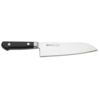 Thumbnail image #1 for JB Prince Misono Y722 Santoku Knife, 18 cm, Molybdenum Steel, Smooth Edge, Wood Handle, with Bolster