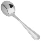 Thumbnail image #1 for 1880 Hospitality Update International™ PL-82 ™ Pearl Bouillon Spoon, 5-7/8", Heavy Weight, 18/0 Stainless Steel Case of 12 Dozen