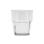 Thumbnail image #1 for Thunder Group Diamond PLPCTB108CL 8 oz Clear Polycarbonate Rocks Glass Case of 4 Dozen