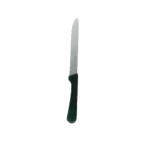 Thumbnail image #1 for Thunder Group SLSK116 5" Serrated Steak Knife with Round Tip, Plastic Handle, Stainless Steel Case of 40 Dozen