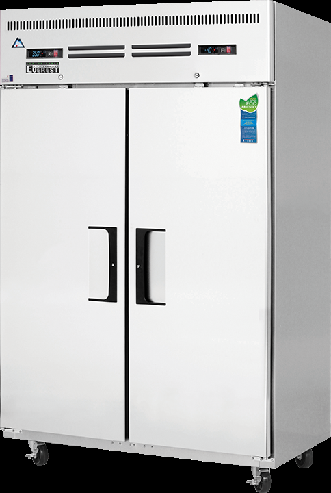 Product image #5 for Everest Refrigeration ESRF2A 49-5/8 Inch Dual Temperature 2-Section Reach-In Refrigerator/Freezer Combo