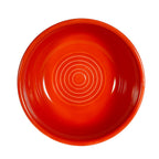 Thumbnail image #1 for CAC China Tango TG-18-R Embossed Round Porcelain Salad Bowl, 15 oz, Red Case of 3 Dozen