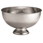 Thumbnail image #1 for TableCraft RPB1513 14 qt Round Stainless Steel Punch Bowl, 15-1/2 in Dia x 9-1/4 in H Case of 4