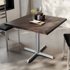 Thumbnail image #2 for Flash Furniture GSF-SQ36-DKBRN-T3030S-GG 36" Square Beech Butcher Block Restaurant Tabletop