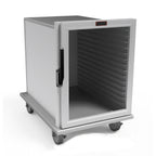 Thumbnail image #1 for Lockwood Manufacturing CA31-ES16-CD-R Mobile Non-Insulated Enclosed Transport Cabinet, Clear Door, 16-Pan, Aluminum