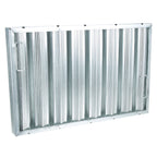 Thumbnail image #1 for AllPoints Foodservice Parts & Supplies Trine 261767 Galvanized Baffle Grease Hood Filter, 16 x 25 x 2 in.