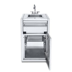 Thumbnail image #1 for Crown Verity Built-in IBISC-SK-1D Small Cabinet with Sink, 1 Drawer, Paper Towel Holder & Storage Cabinet