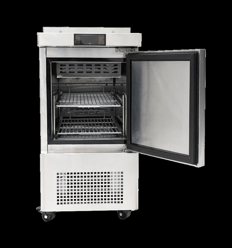 Product image #7 for Atosa Slim Stainless Steel 1-Section Sandwich Prep Table, 3.7 Cu. Ft., Bottom-Mount Self-Contained Refrigeration